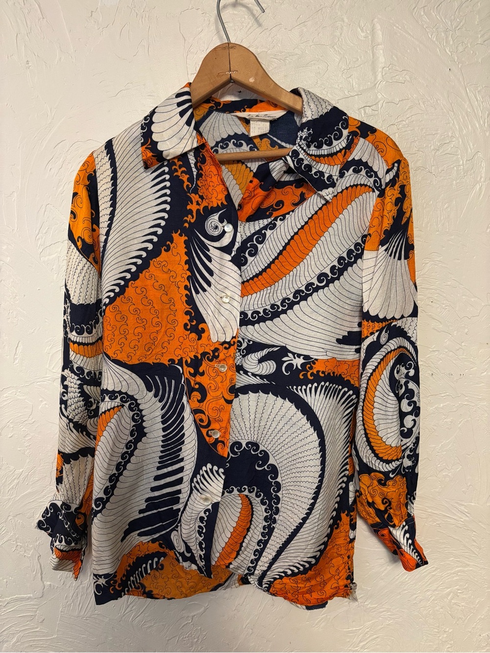1970s Button-Up Psychedelic Shirt